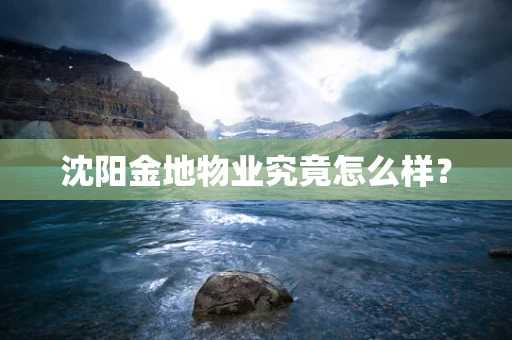 沈阳金地物业究竟怎么样？