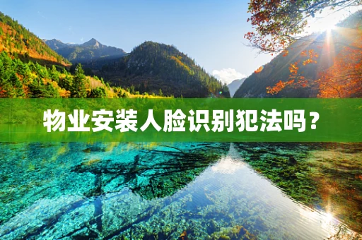 物业安装人脸识别犯法吗？