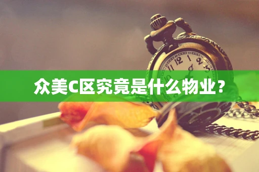 众美C区究竟是什么物业？