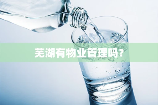 芜湖有物业管理吗？