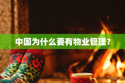 中国为什么要有物业管理？