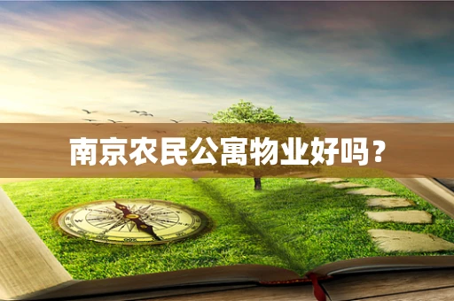 南京农民公寓物业好吗？