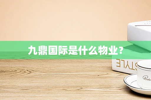 九鼎国际是什么物业？