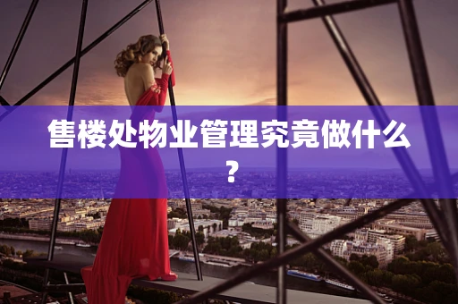 售楼处物业管理究竟做什么？