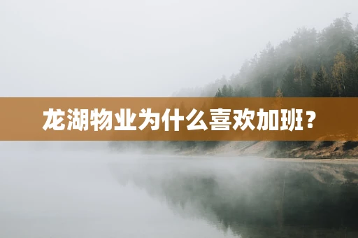 龙湖物业为什么喜欢加班？