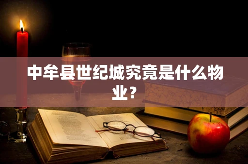 中牟县世纪城究竟是什么物业？