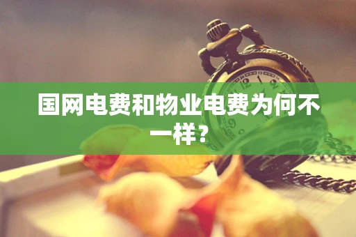 国网电费和物业电费为何不一样？