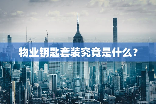 物业钥匙套装究竟是什么？
