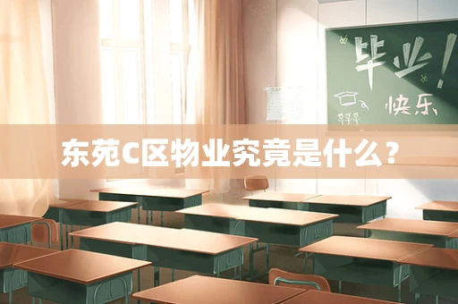 东苑C区物业究竟是什么？