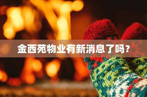 金西苑物业有新消息了吗？
