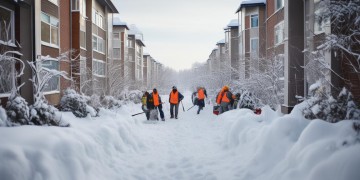 小区积雪清理责任属于物业吗？